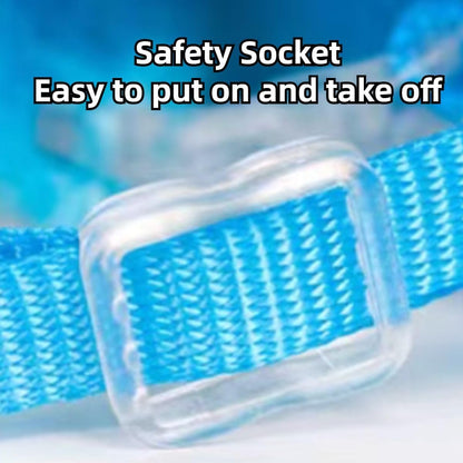 Ferret Harness and Leash Set Small Animals Vest Harness with Safe Bell Dinosaur Shaped Walking Clothes for Baby Rabbit Guinea Pig Teacup Chihuahua Mouse and Other Small Pet (Blue)