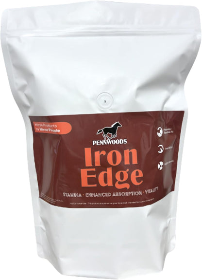 Pennwoods Iron Edge – Iron Chelate & Vitamin C Supplement for Horses – 5 lb Bag – Supports Energy, Vitality & Blood Health