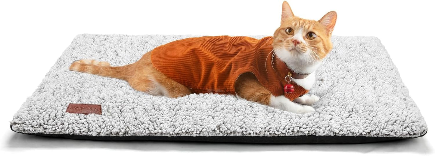Self Warming Cat Bed Self Heating Cat Dog Mat 29.1 x 18.9 inch Extra Warm Thermal Pet Pad for Indoor Outdoor Pets with Removable Cover Non-Slip Bottom Washable