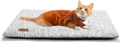 Self Warming Cat Bed Self Heating Cat Dog Mat 29.1 x 18.9 inch Extra Warm Thermal Pet Pad for Indoor Outdoor Pets with Removable Cover Non-Slip Bottom Washable