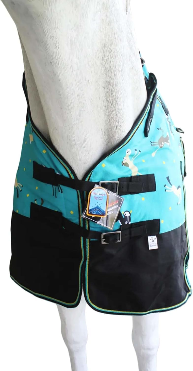 84" 1200D Turnout Lightweight Rain Horse Winter Blanket Sheet 3B101