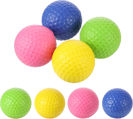 12 PCS Cat Ball Toy, Cat Pom Pom Balls, Assorted Color Cats Poms Poms Balls Toy, Interactive Sponge Foam Soccer Ball for Indoor Kitten Playing Exercising