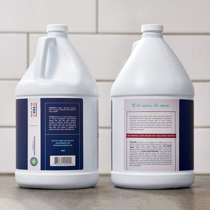 Rocco & Roxie Supply Co. Stain & Strong Odor Eliminator, Enzyme Cleaner, Pet Odor Eliminator for Home - Carpet Stain Remover for Cats & Dog Pee - Urine Destroyer - Carpet Cleaner Spray, 1-Gallon