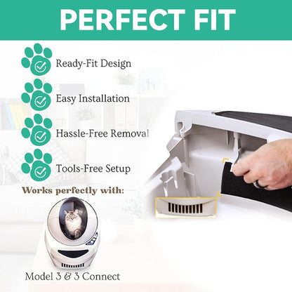 8Pcs Carbon Filters Compatible with Litter-Robot 3,Replacement Activated Charcoal Filters for Litter Box Carbon Premium Filters,Thickened and Durable,Eliminate Odor and Controls Moisture on Pet's Body