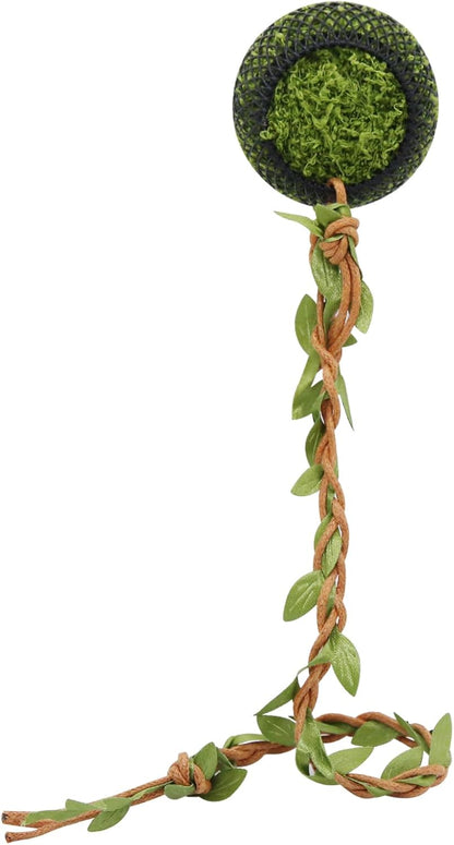 Reptile Hide with 2pcs Strong Magnet, Leather Jumping Spider Hideout with Magnet - Mesh Natural Habitat Decor for Spider Enclosures, Reptiles & Amphibians - Secure Hiding Cave Accessories