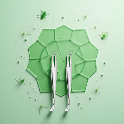 2Pcs Silver Stainless Steel Tick Tweezers Dual Tipped Tick Remover Tool First Aid Tweezers Tick Killer Tweezer for Human Dogs Cats Tick Remover Tools Flea and Tick Control