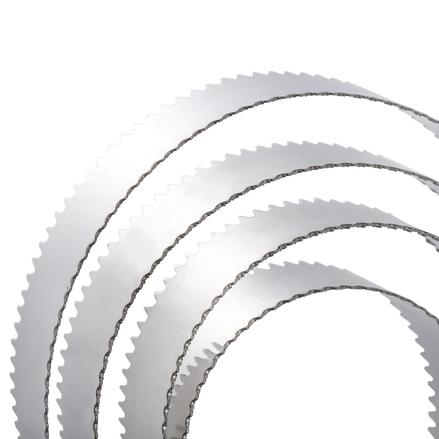 ZENFUN 6 Pcs Reversible Curry Combs, 4 Rings Stainless Steel Horse Curry Combs with Blue Rubber Grip, Double Sided Curry Brush, Horse Shedding Tool for Sheep, Cattle