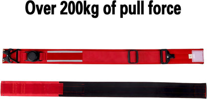 AirTag Dog Collar, 2" Wide Tactical Military Dog Collar with AirTag Holder & 3 Pet Patches, Soft Padded Reflective Waterproof Nylon Collar with Metal Buckle for Medium Dogs (Hot Pink, M)