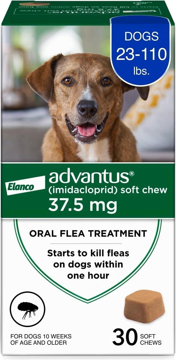 Advantus Dog Fast Acting Oral Flea Treatment Soft Chews Dogs 23 - 110 lbs. | 30 ct.