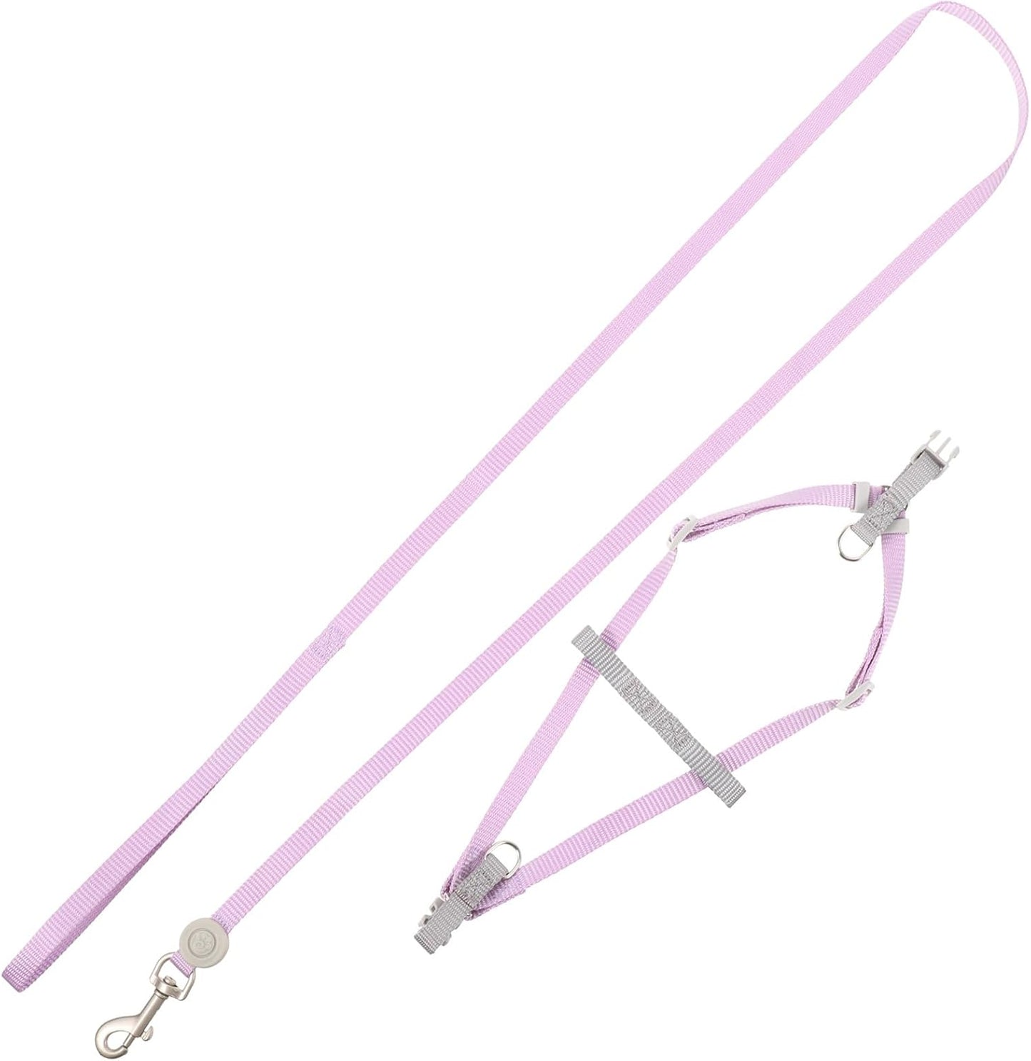 Escape Proof Small Cat Harness and Leash Set, Adjustable Soft Nylon Kitten Vest for Outdoor Walking and Training