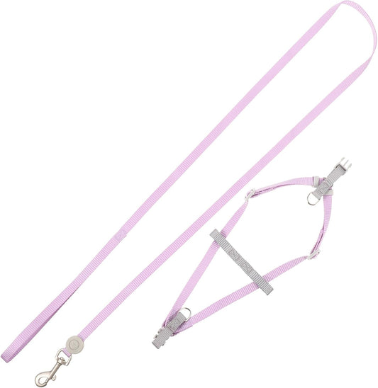 Escape Proof Small Cat Harness and Leash Set, Adjustable Soft Nylon Kitten Vest for Outdoor Walking and Training