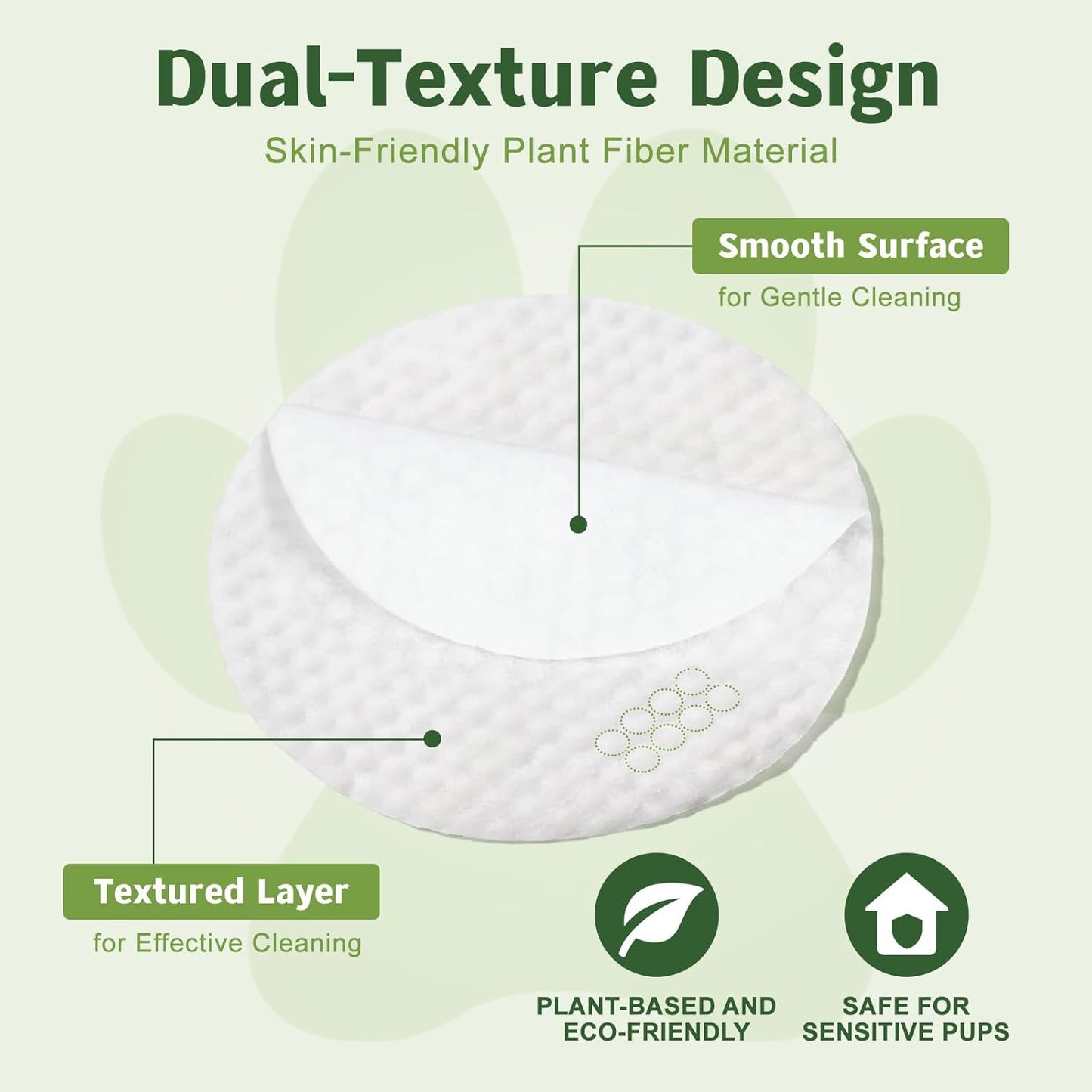 Dog Eye Wipes (100 Count) for Pet Cats -Fragrance-Free, Vet-Tested Formula for Sensitive Skin | Tear Stain Remover & Gentle Bath Alternative | Hypoallergenic & Enriched with Oatmeal