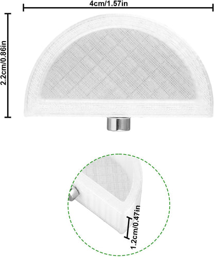 TOOGE Upgraded Chicken Poop Scooper: 9.6" Metal Pooper Scooper & Rake 4-Section Long Handle Chicken Coop Scoop Scoopers Accessories Large Sand Sifter Litter Shovel for Yard/Farm/Stable/Beach Black