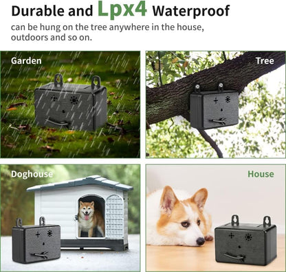 Anti Barking Device, Dog Barking Control Devices,Ultrasonic Dog Bark Deterrent, Mini Sonic Repellent 50 FT Control Range Safe for Dogs Portable Indoor & Outdoor