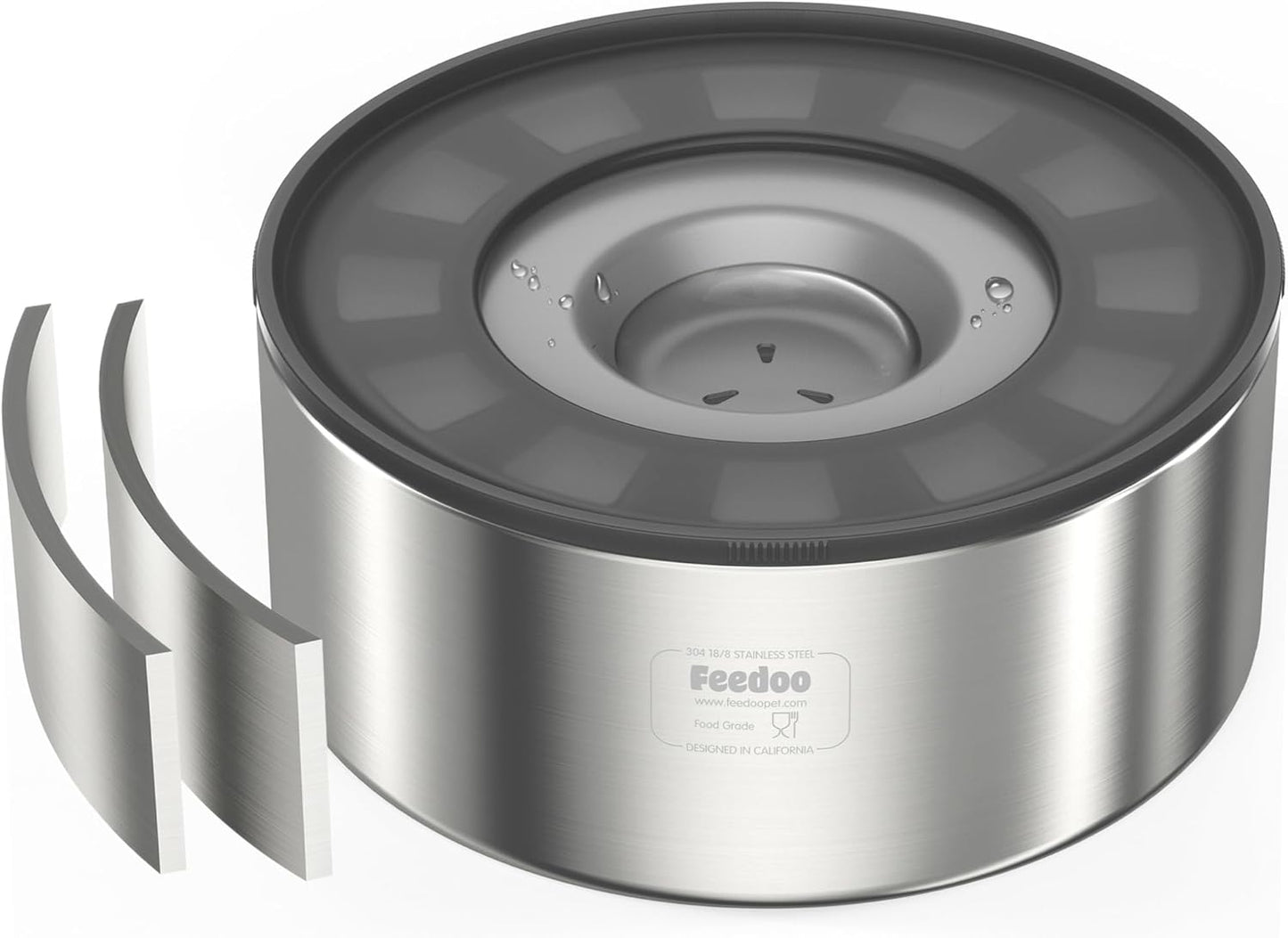 2Cups Slow Feeder+Water Bowl