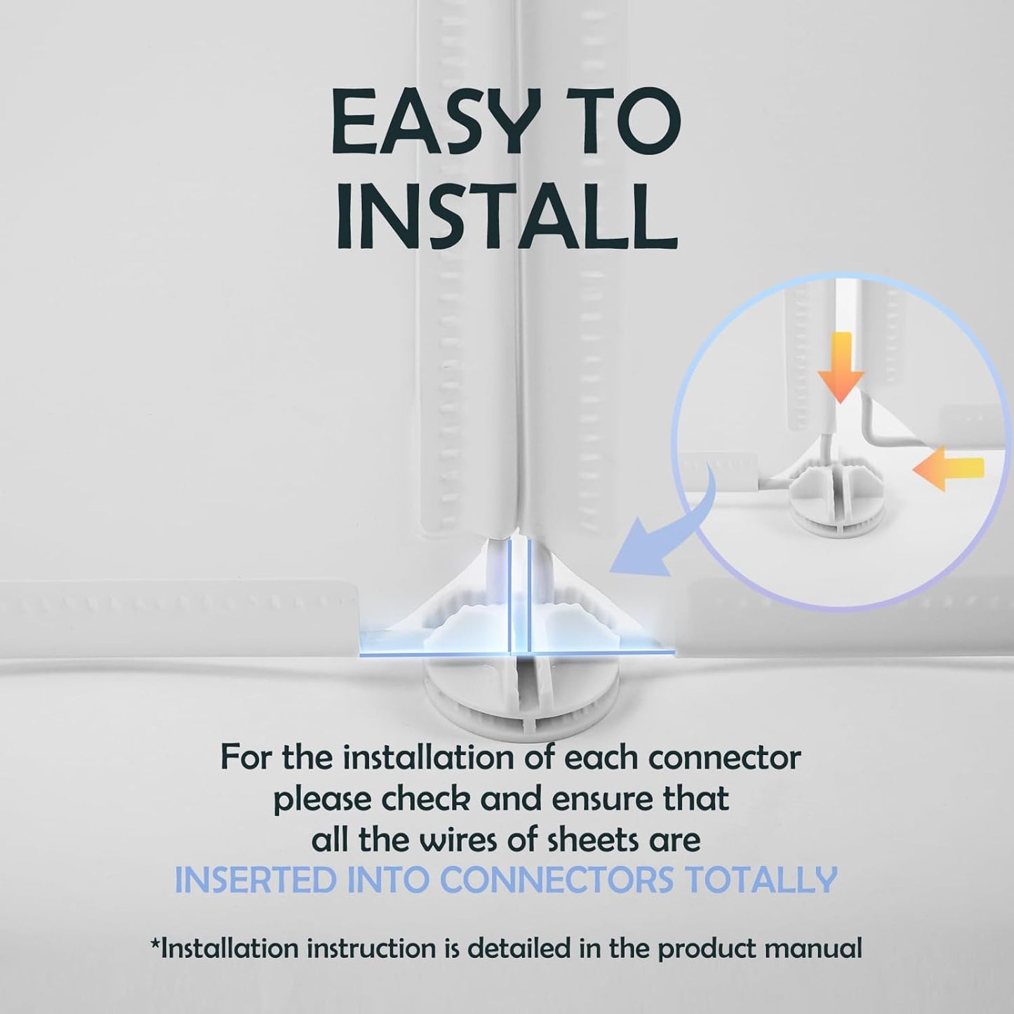 MEEXPAWS Litter Box Enclosure Splash Guard, Top Entry Cat Litter Box Shield with Slot Design Metal Grate, Dog Proof Privacy Screen Cover with Mat, Large White (24.8x16.8x23.6 Inch)