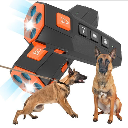 Anti Barking Device, 3X Emitter Power with 3X Stronger Coverage Most Effective Dog Bark Deterrent, Most Effective Training, User-Friendly, Dog Whistle to Stop Barking, Barking Silencer, Rechargeable