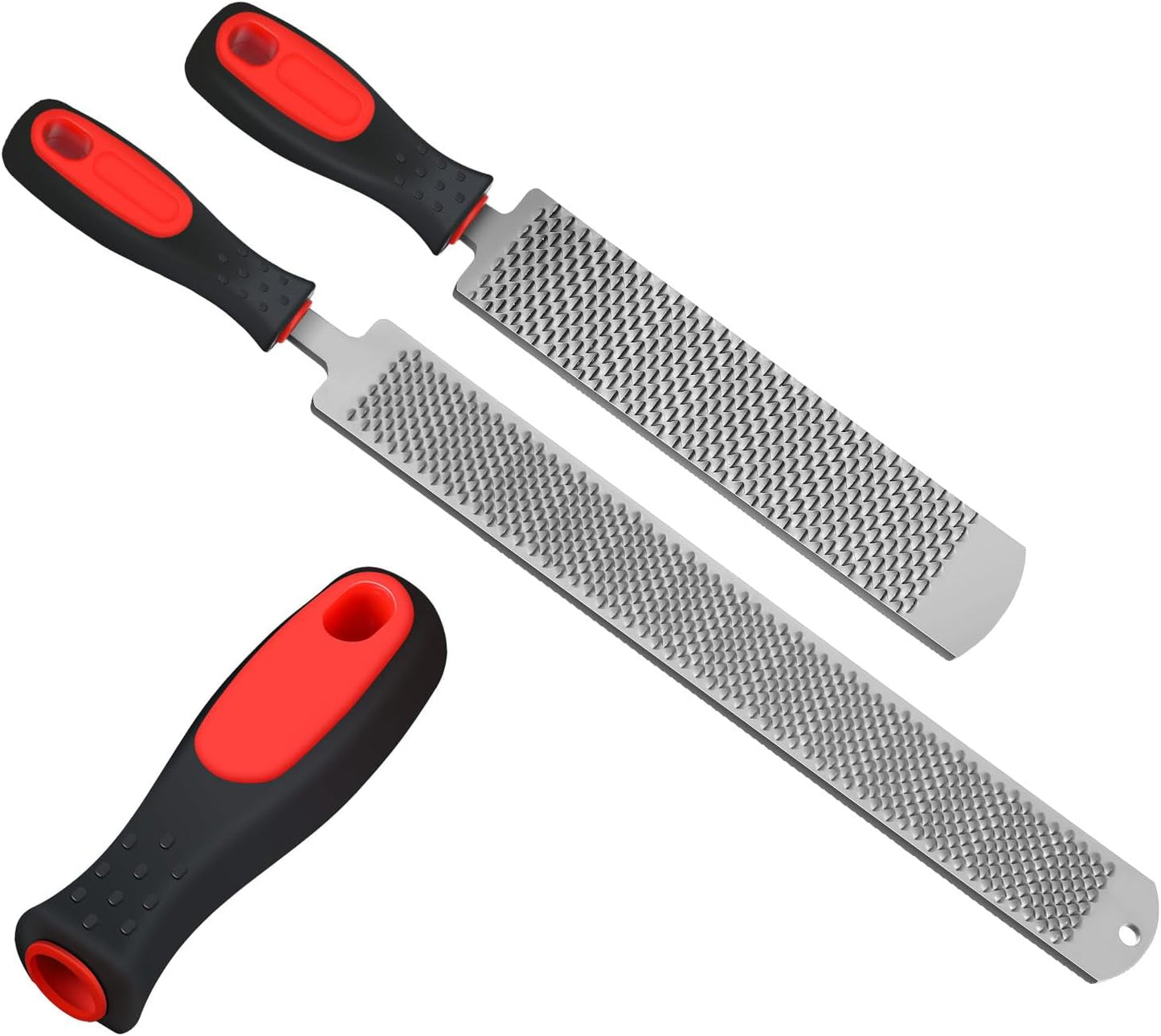 Gisafai 2 Pcs 18 and 12 Inch Rasps for Shoeing Horses with Handle Trimming File Carbon Steel Farrier Tools for Repair Horse Hooves Goat Hooves Cow Donkey Pig Animal Repairing Wood Working Supplies