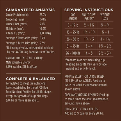 Instinct Be Natural, Natural Dry Dog Food, Raw Coated Kibble - Real Salmon & Brown Rice, 4.5 lb. Bag