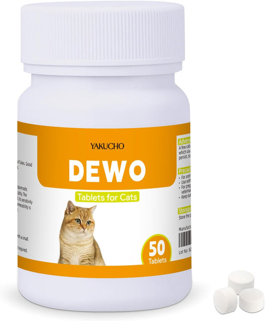 De-wormax Digestive Health Tablets for Cats and Kittens, Gentle Formula, Supports Intestinal Comfort & Wellness, Easy to Feed, Developed with Veterinary Insight
