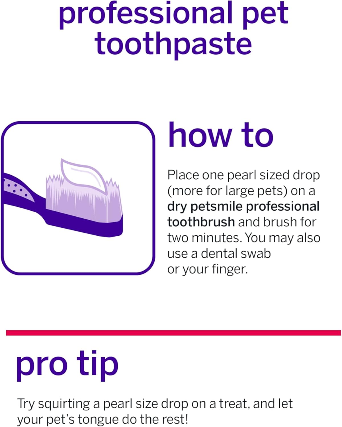 Petsmile Professional Pet Toothpaste for Cats & Dogs - Only VOHC Accepted Toothpaste - Clinically Proven to Control Plaque & Tartar Calprox Formula (Rotisserie Chicken, 4.2 Oz)