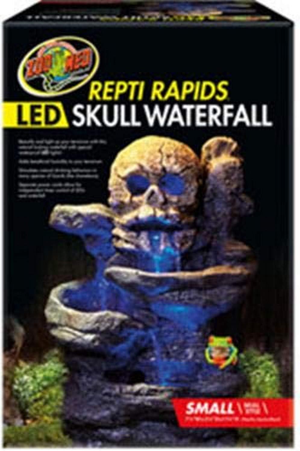 Zoo Med Laboratories Inc Repti Rapids Led Waterfall Skull