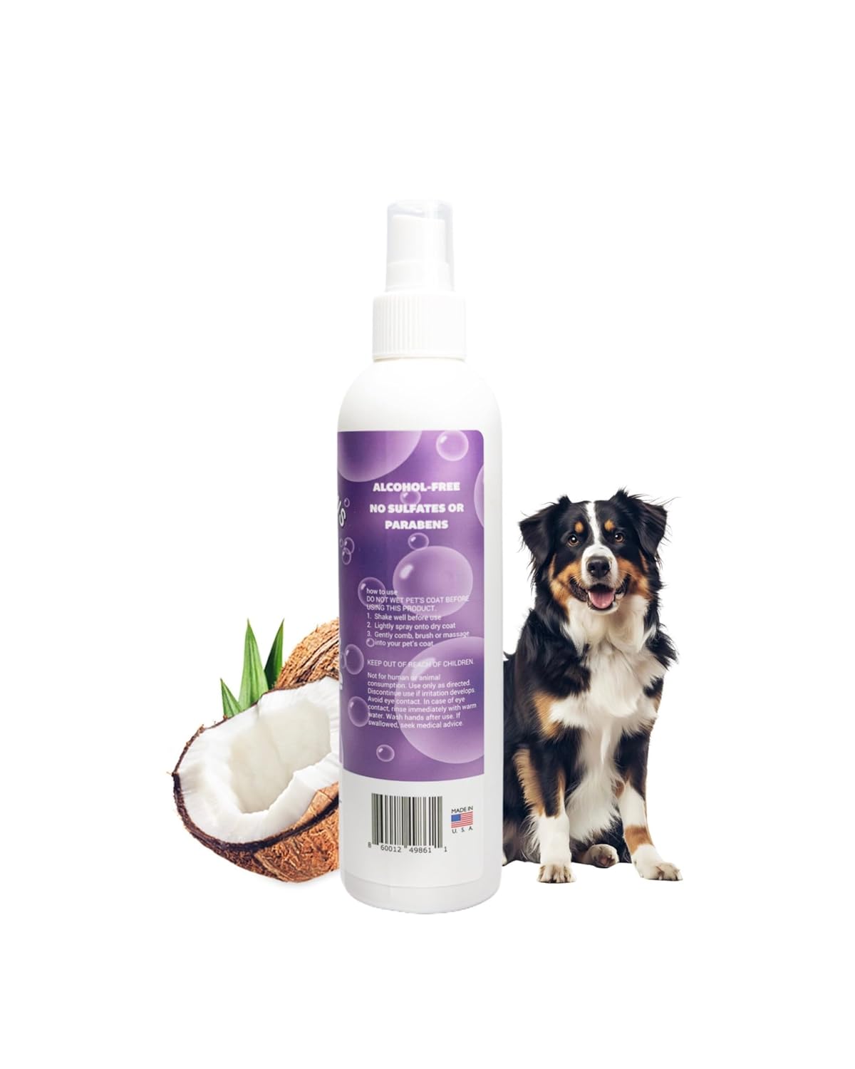 Baby Powder Cologne. Naturally-Derived Baby Power Sent for Dogs Made with Coconut and Palm