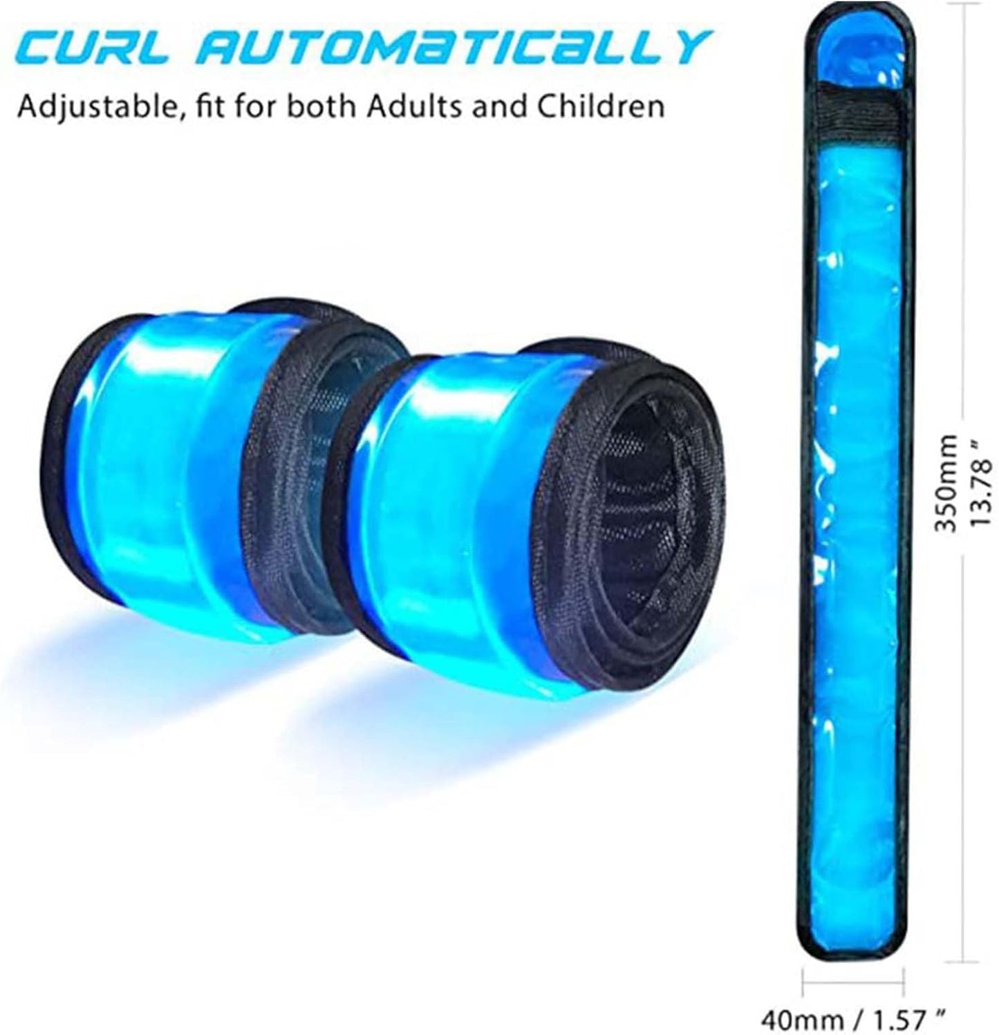 Horse Straps - Reflective Ankle Bands for Riding Safety | 4 Piece LED Horse Leg Wraps with Adjustable Fit, High Visibility & Comfortable Design for Night Riding, Parades, Farm Work, Ranch