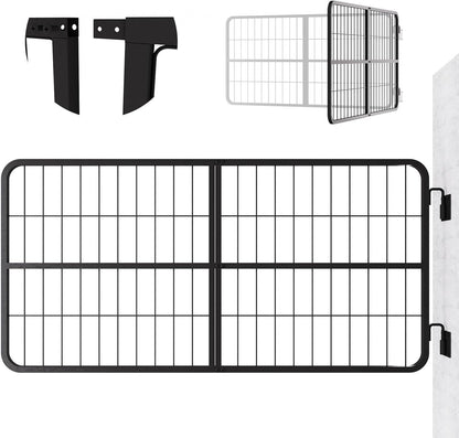 Stall Guards for Horses, 4 inches Thickened Horse Stall Gates for Anxiety Horses, Heavy Duty Steel Yoke Design Fits Standard Barn Doorways, Stall & Muck Supplies (48 x 24)
