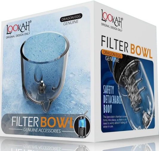 Lohka Dragon Egg Filter Bowl, Downstem, Glass Mouthpiece,Seahorse PRO plus Stand, COIL, 5 pcs. (Filter Bowl)