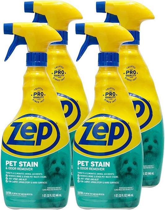 Zep Pet Stain and Odor Remover 32 oz ZUPETODR32 (Cases of 4)