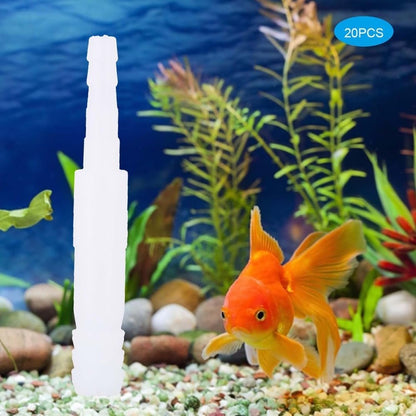 20pcs Transparent PVC Tube Connector Set Air Pump Hose Converter Aquarium Hose Adapter Tubing System Accessories