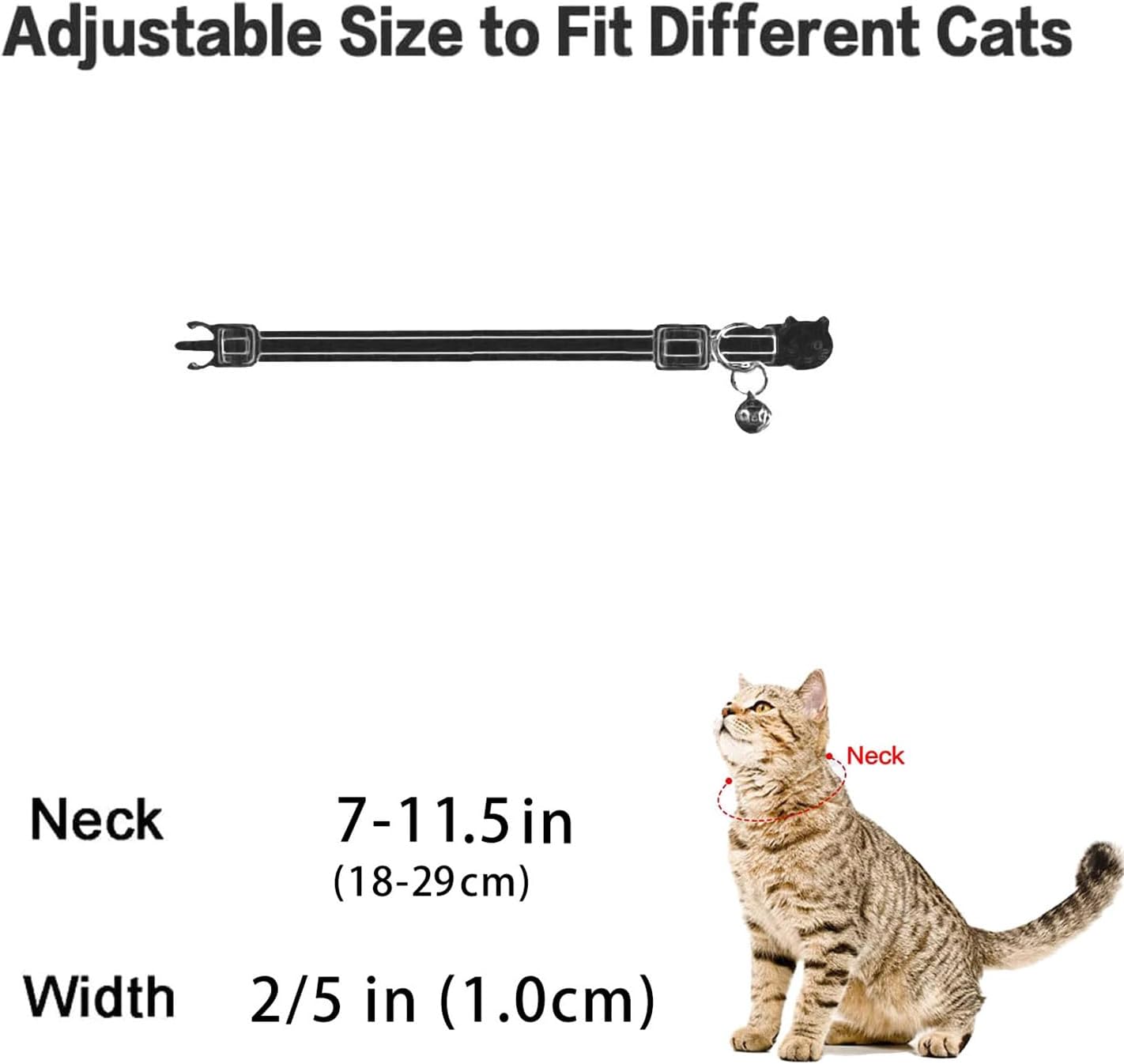 Breakaway Cat Collar with Airtag Holder,Kitten Collar with Apple Air Tag Holder and Bell for Girl Boy Cats, 0.4 Inches in Width and Lightweight. (Pink Strawberry)