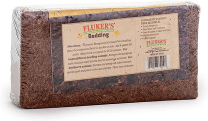 Fluker's Repta-Bed Coconut Fiber, All Natural Bedding for Reptiles, Amphibians and Arachnids