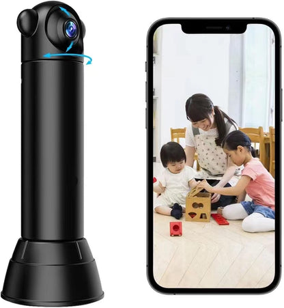 1080P Camera, Indoor Security Night Vision WiFi Camera with Motion Detection and 2 Way Talk Alarm System for Home and Pet Monitoring