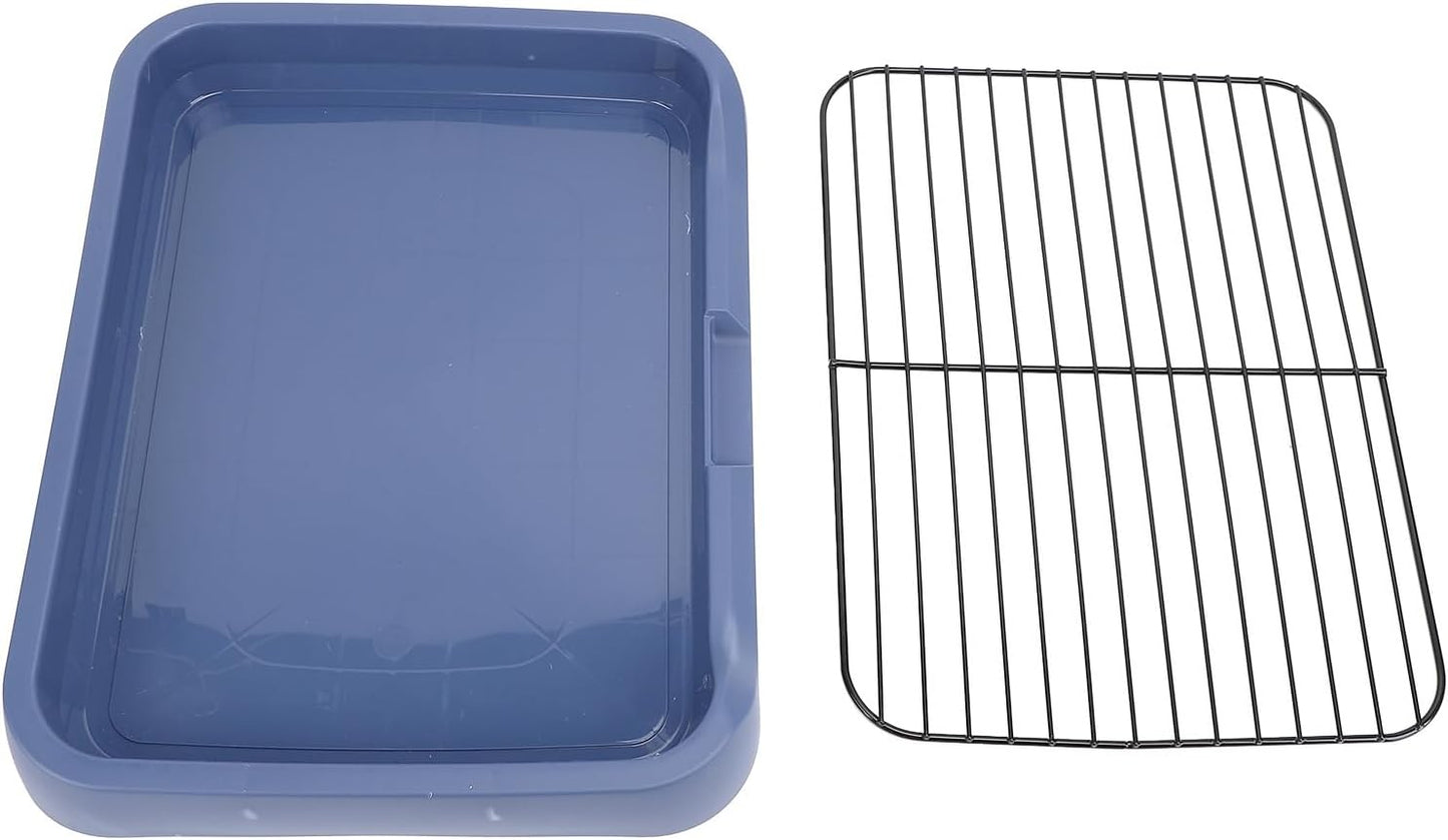 Acouto Dog Potty Pad Holder Tray - Dog Potty Tray Removable Indoor Training Toilet Portable Puppy Pad Holder with Grille Small and Medium Dogs - Puppy Litter - Pet