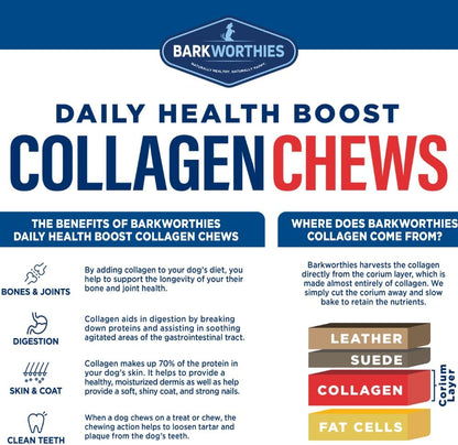 B a r k w o r t h i e s Collagen Beef Sticks for Dogs - 2 Pack Grain Free, Rawhide Free, Natural Dog Chews for Teething & Dog Training - Daily Health Boost for Barkworthies, Ebook