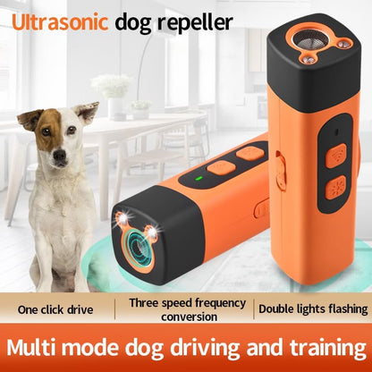 2025 Dog Bark Deterrent,Rechargeable Sonic Dog Repeller,Safe 25KHz Sonic Frequency Transmitter,Anti Bark Device for Dogs,50ft Range Professional Dog Training Tool,LED Indoor/Outdoor Barking Silencer.