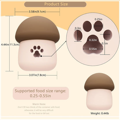 Interactive Dog Feeder Puzzle Toys, Silicone Treat Dogs Enrichment Toy, Slow Dog Food Dispenser, Keep Them Busy, Healthy Eating, Mental Stimulation for Medium Small Puppy and Cat