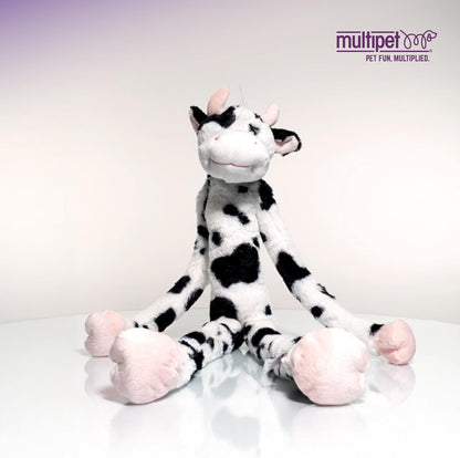 Multipet Swingin' Slevin Duck Dog Plush Toy - Squeaky Dog Toy for All Dogs - Extra Soft Plush - Stuffed Animal for Cuddling & Playing - Cute Dog Pet Toy (27”, Yellow, 5 Squeakers)