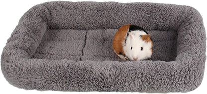 Enjoying Cat Mat Bed 10" x 15" Pet Bed with Pillow Around for Puppy Kitten Curled Sleeping Beds for Carrier/Crate Small Dog Cushion, Anti Skid Bottom, Small