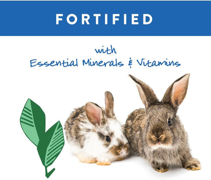 Small World Rabbit Food, Complete Feed, Pelleted Food for Rabbits, Fortified with Essential Vitamins & Minerals for Daily Health, High-Fiber Diet for Digestive Support, Resealable Bag, 10 lb