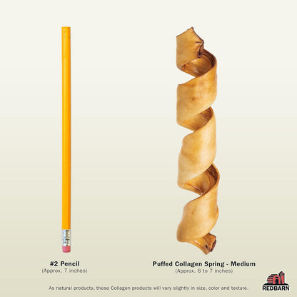 Redbarn Pet Products Collagen Spring - Medium, Pack of 25