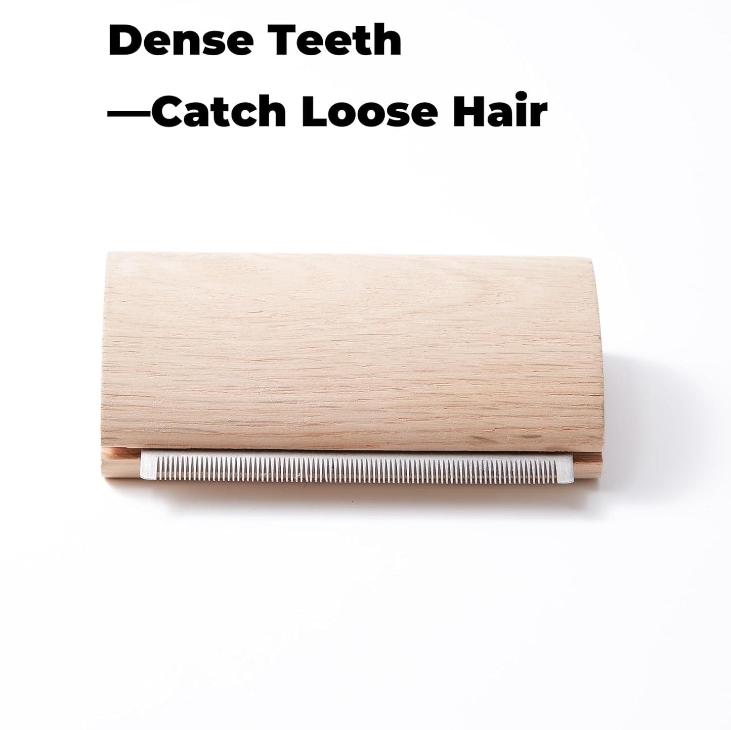 Pug Brushes for Shedding – Wooden Handle Dog Grooming Brush for Short Hair, Gentle Deshedding Tool for Small Breed Dogs, Daily Coat Care Comb for Fawn & Black Pugs at Home