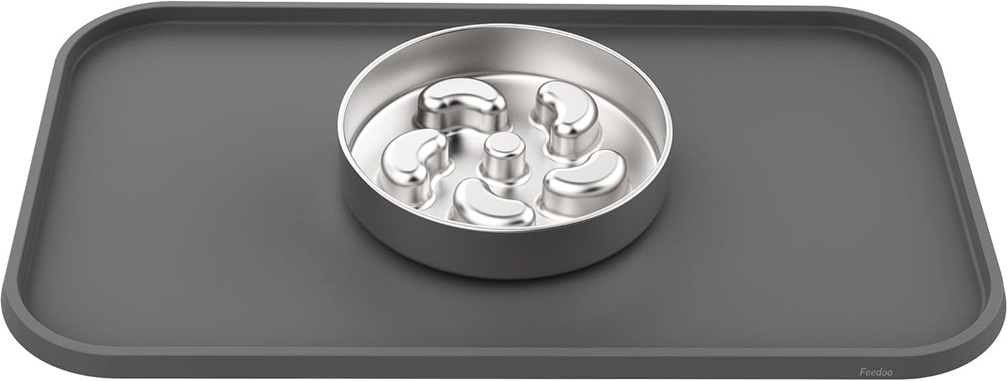 Slow Feeder + Food Mat Set