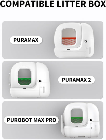 PETKIT Magnetic Cat Litter Remover and Sifter Set for PuraMax 2/Purobot Max Pro Self-Cleaning Litter Box, Compatible with Bentonite Litter and Clay Litter