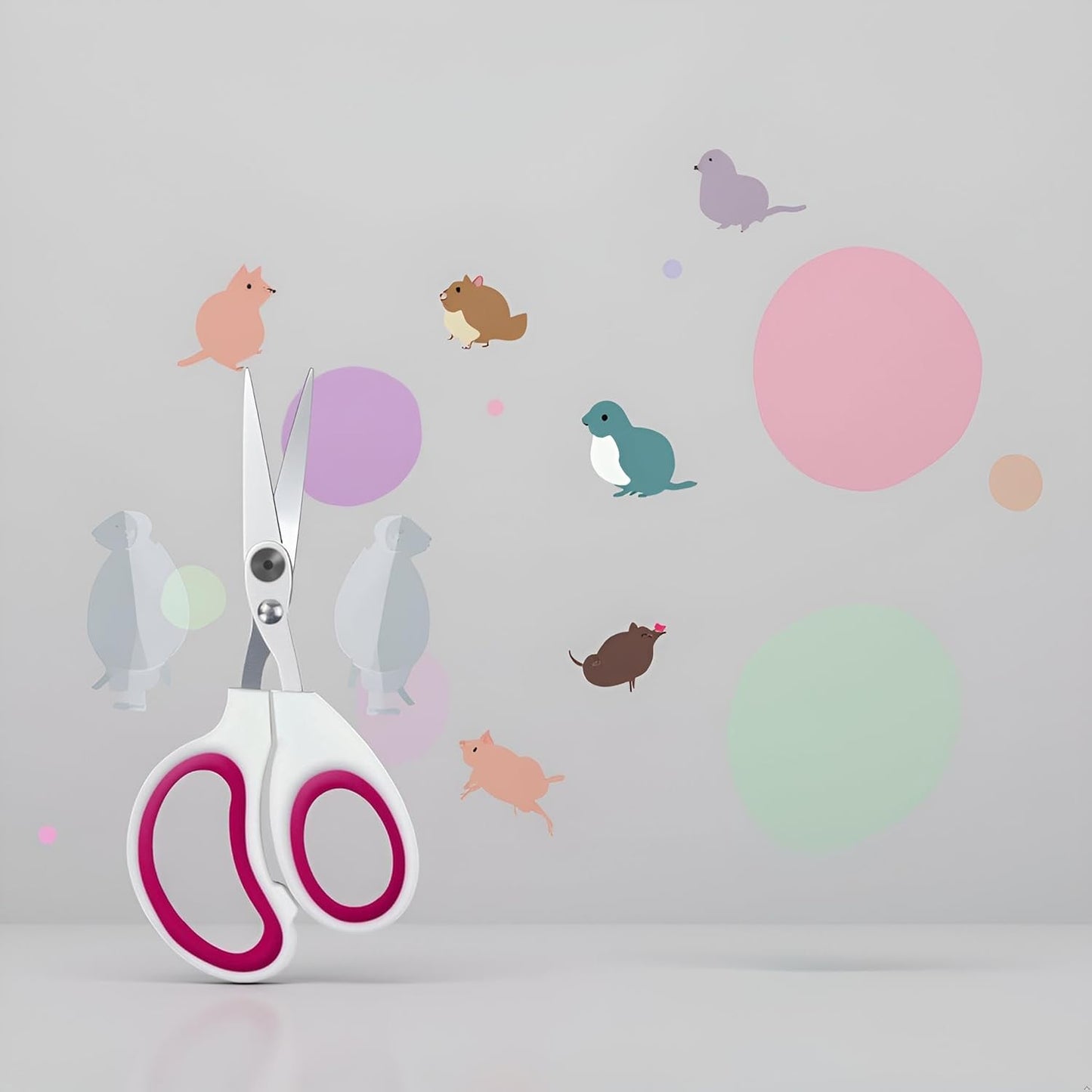 Cat Nail Clippers, Cat Claw Trimmers, Suitable for Small Animals Such as Cats, Birds, Hamsters, Rabbits, ferrets, Chinchillas, Guinea pigs, Professional Nail Trimmers for Small Animals at Claw Care