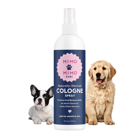 Naturally-Derived Dog Cologne Spray, Long-Lasting Deodorizing Odor Control, Freshens Coat Between Baths, No Parabens or Alcohol, Safe For Sensitive Skin, Made In USA, 16 fl oz