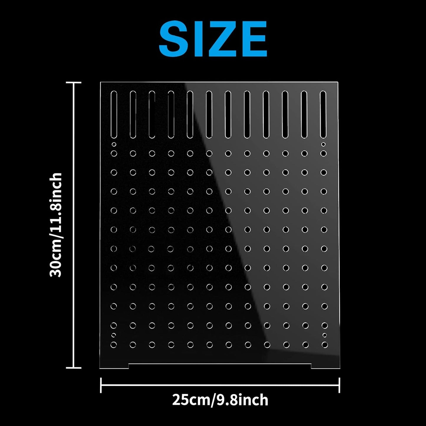 Acrylic Fish Tank Divider Aquarium Divider with 8 Suction Cups Transparent Fish Tank Separator Dividing Net Plate Isolation Board Flapper, 9.84 * 11.81inch