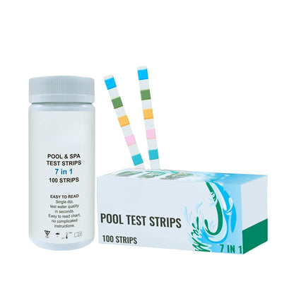 Test Strips 7 in 1 for Freshwater Fish Tank Water Testing Kit for Aquarium Pond